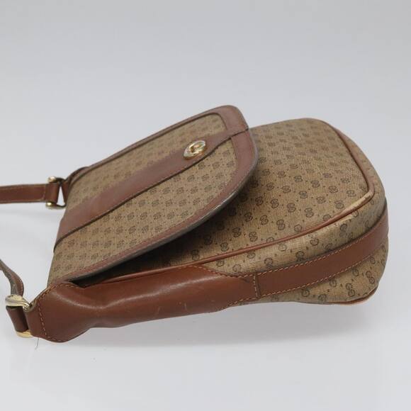 GUCCI Micro GG Canvas Shoulder Bag Pvc Beige - Picture 5 of 16